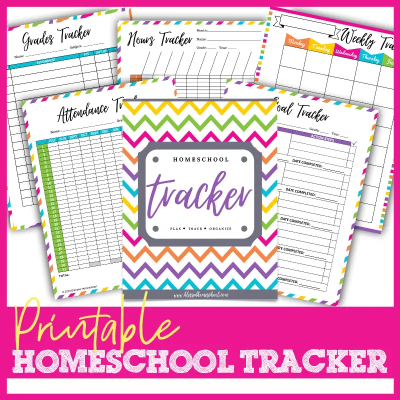 Printable Homeschool Tracker