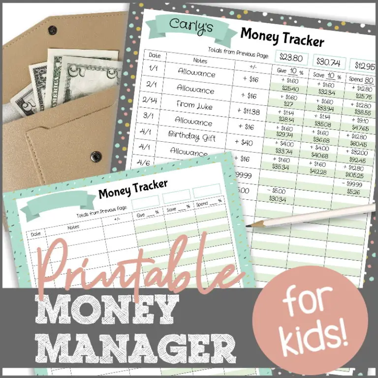 Money Manager and Tracker for Kids