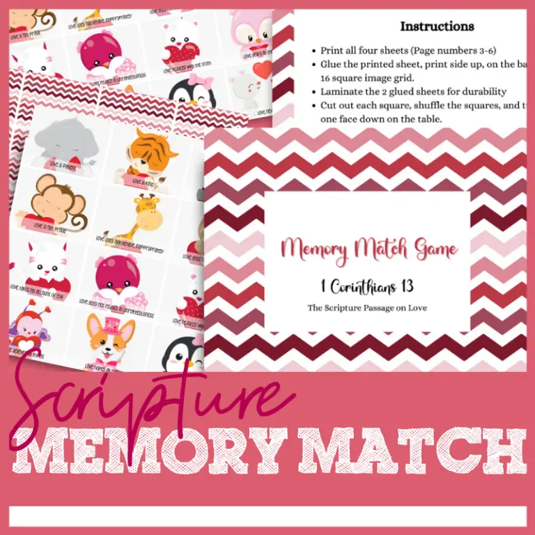 Scripture Memory Match