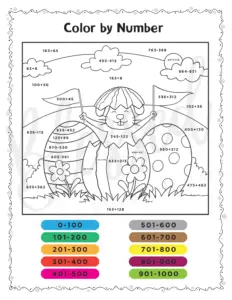 Easter Printable Worksheets for Elementary School