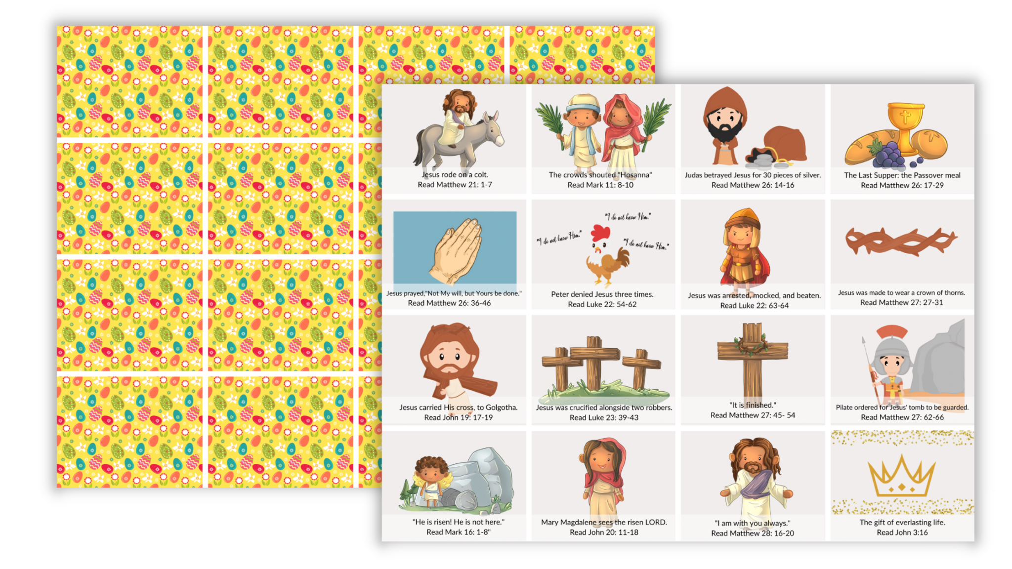FREE Printable Easter Family Devotional Game - Blessed Homeschool