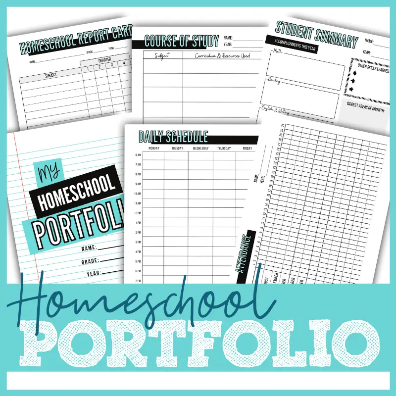 Homeschool Portfolio