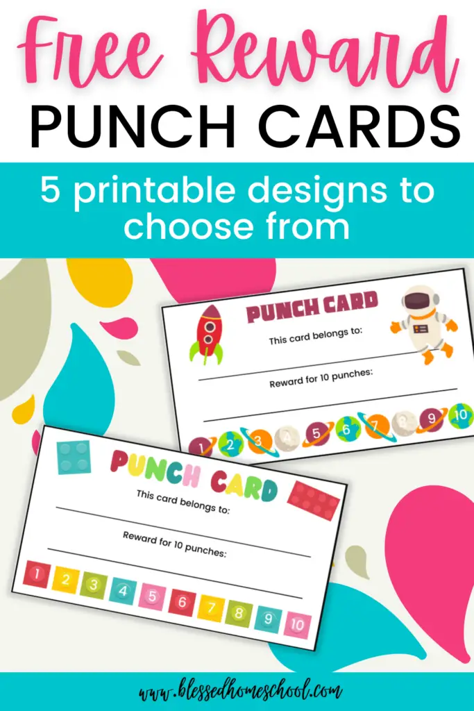 Free Printable Reward Punch Cards 16 Ways To Use Them