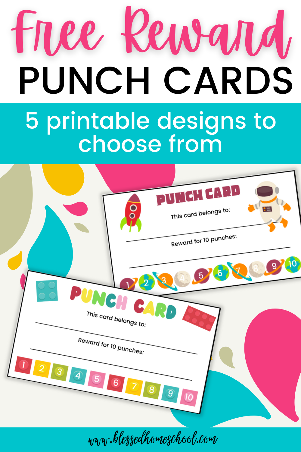 Free Printable Reward Punch Cards & 16 Ways to Use Them