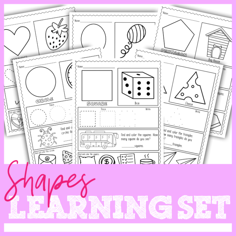 Shapes Worksheets
