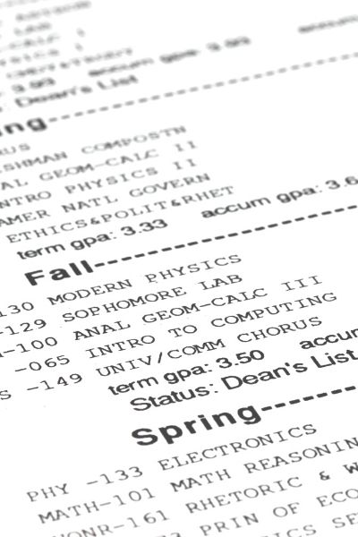 homeschool transcript