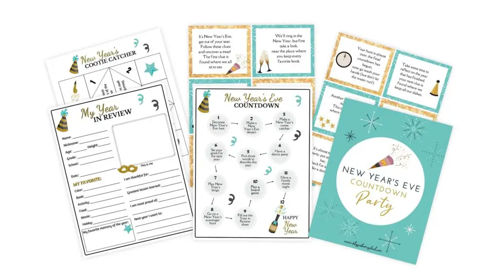 New Year's Eve Printable Game