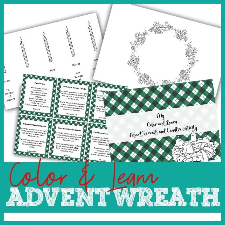 Advent Wreath and Candles Activity