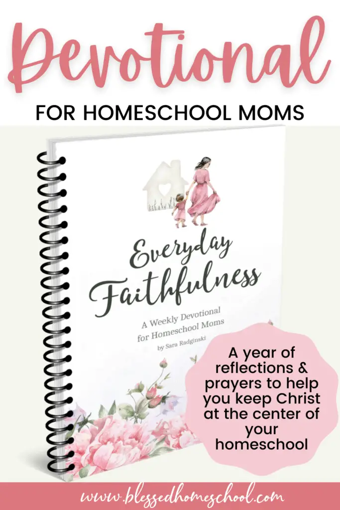 Are you looking for a new devotional for homeschool moms that will help you be intentional in keeping God at the center of your homeschool?  Learn about the perfect resource, plus a prayer challenge you won't want to miss!