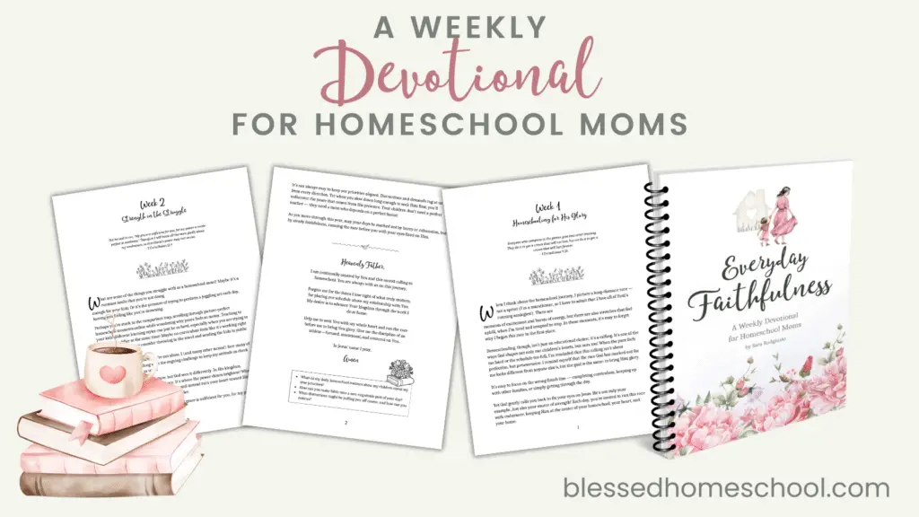 Devotional for homeschool moms