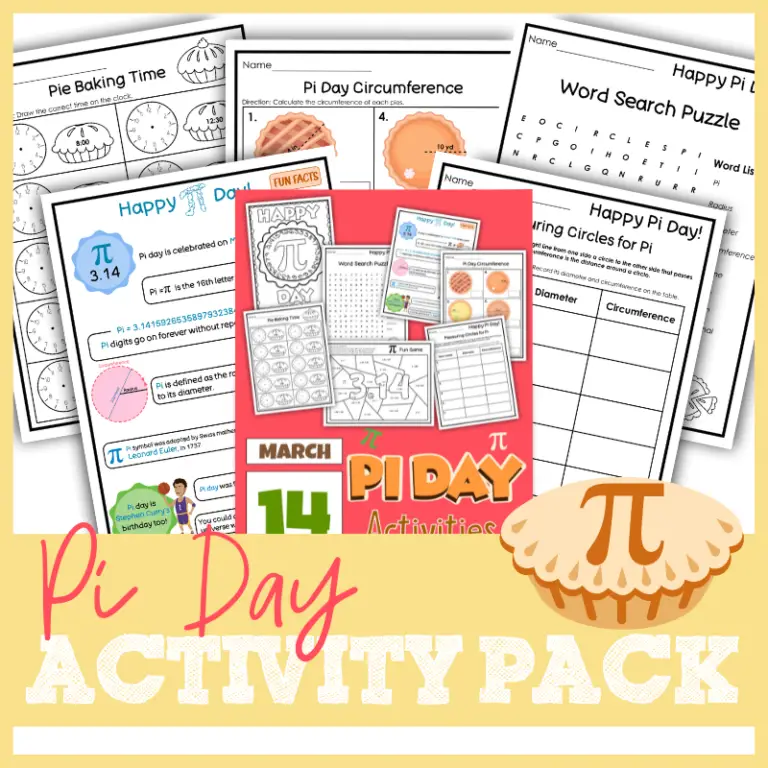 Pi Day Activity Pack