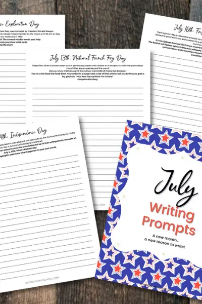 July Writing Prompts: Spark a Love of Writing This Summer