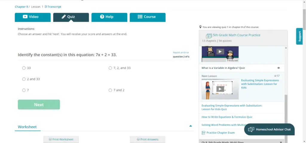 Study.com automatic grading