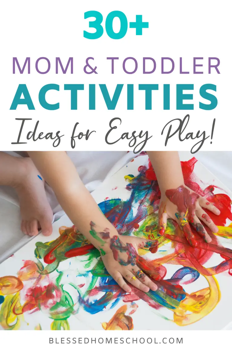 30 Fun Mom and Toddler Activities: Best Ideas for Easy Play!