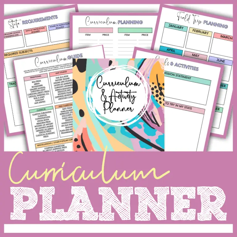 Curriculum & Activity Planner