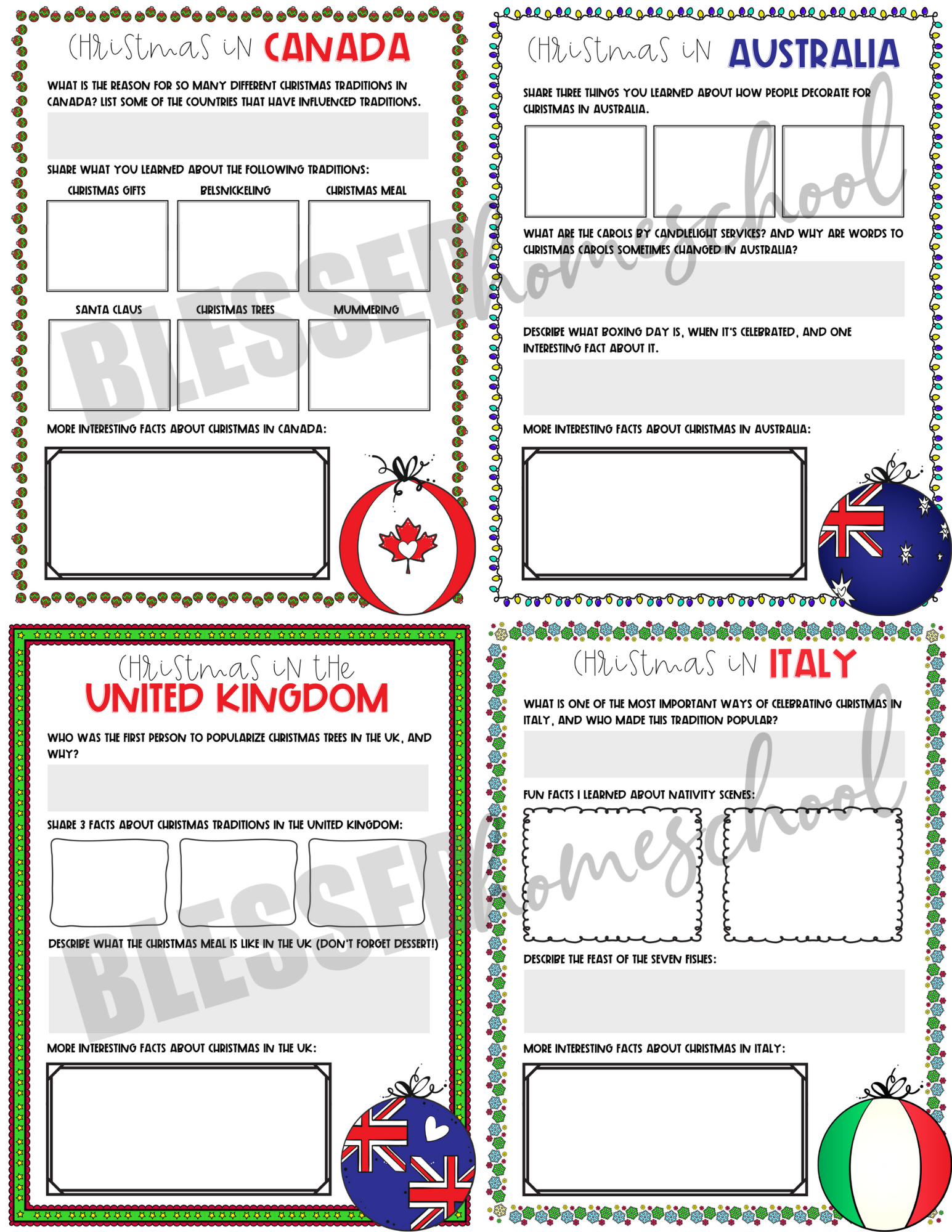 Christmas Around the World Research Guide - Image 5