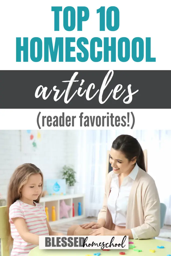 10 popular homeschool articles