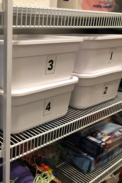 preschool surprise bins