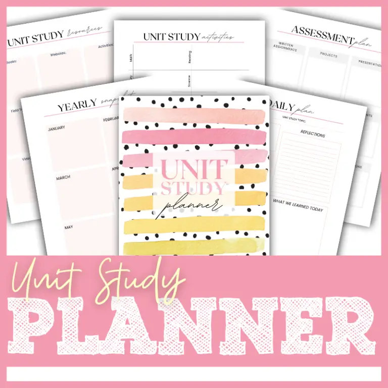 Unit Study Planner