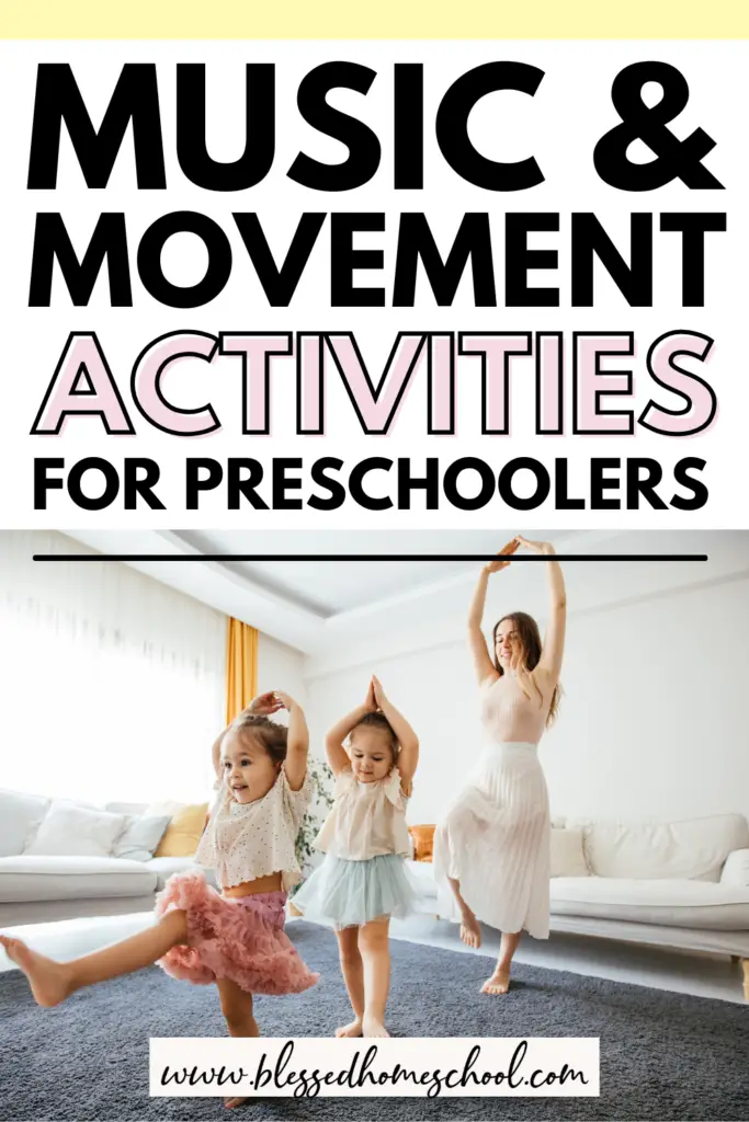 Here are some easy music and movement activities for preschool your kids will love!