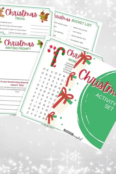 FREE Christmas Activity Booklet Printable for Kids