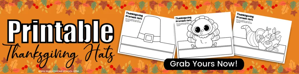 Printable Thanksgiving Hats