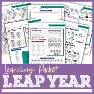 FREE Leap Year Printables to Teach Kids About Leap Year