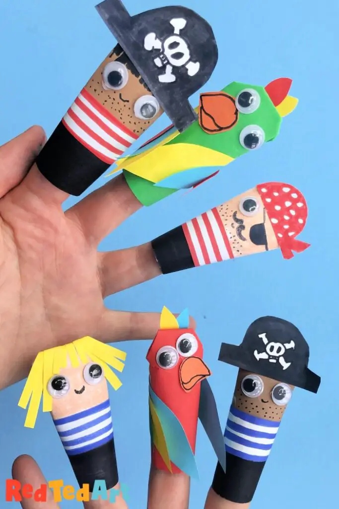pirate finger puppets