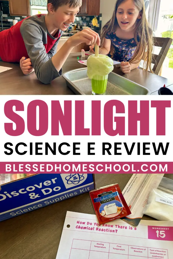 Curious about Sonlight Science Curriculum?  We've been using Sonlight Science E for a few months now in our homeschool — here's what we think.