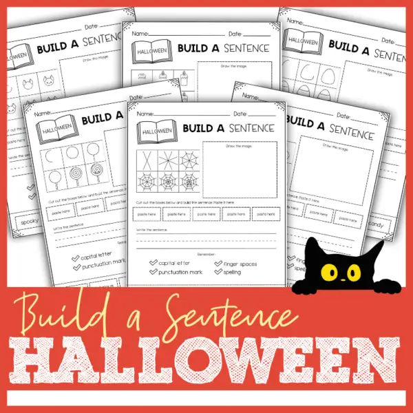 Halloween Build a Sentence