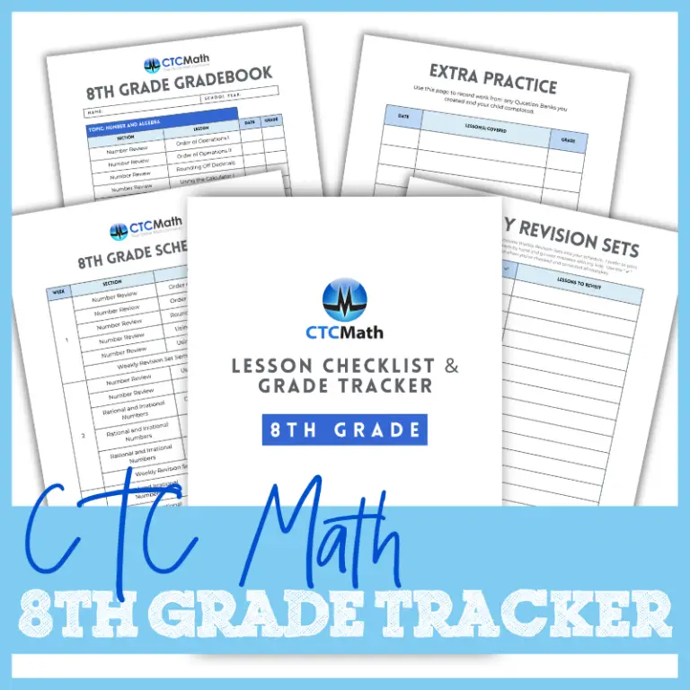 CTCMath Printable Tracker