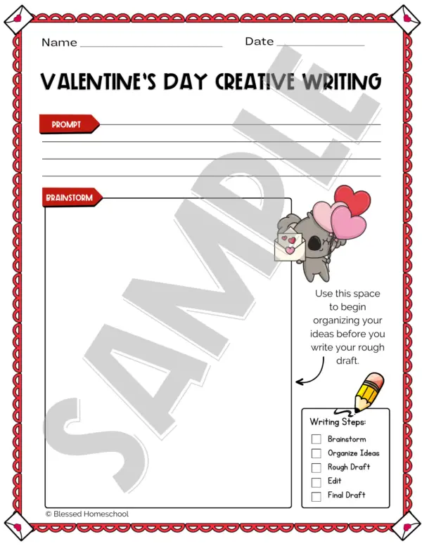 Valentine's Day Creative Writing Prompts - Image 2