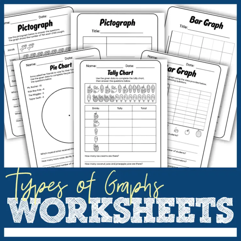 Types of Graphs Worksheets