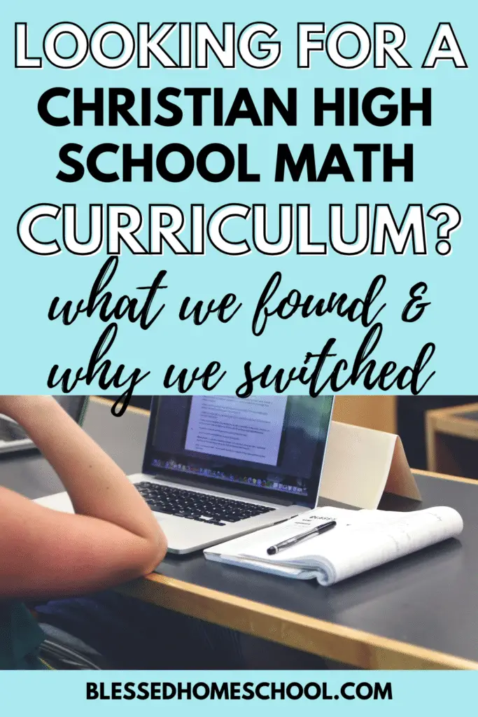 Looking for a high school math curriculum with a strong Biblical worldview? See why we switched to Shormann Math for Algebra—and what makes it different.