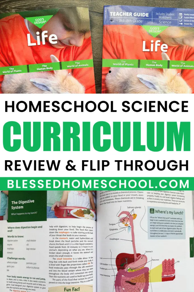 Take a peek inside God’s Design for Life from Master Books, a creation-based science curriculum for grades 3–8. In this detailed review, I walk you through the Teacher Guide and Student Text, share what I love, what to consider, and how it can work in your homeschool.