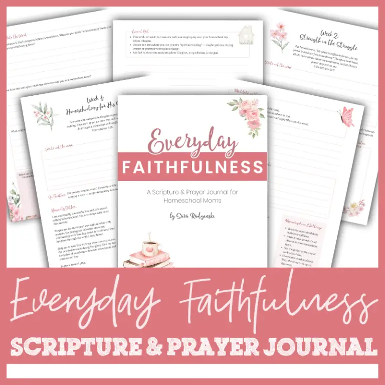 Homeschool Prayer Journal