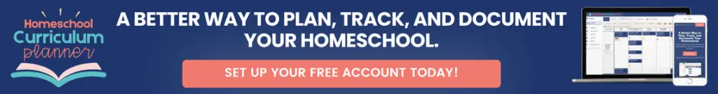 homeschool curriculum planner