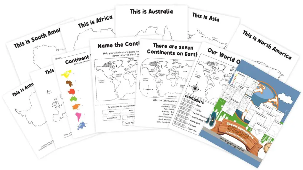 World Map Simple Basic Bundle Claim Page - Blessed Homeschool